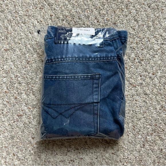 RVT Bootcut Blue Jeans Juniors 19 High Rise Medium Wash Denim Relaxed Flared - Picture 11 of 11